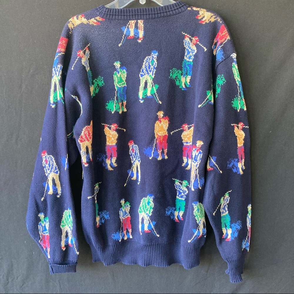 Vintage golf sweater made in USA - Picture 4 of 7